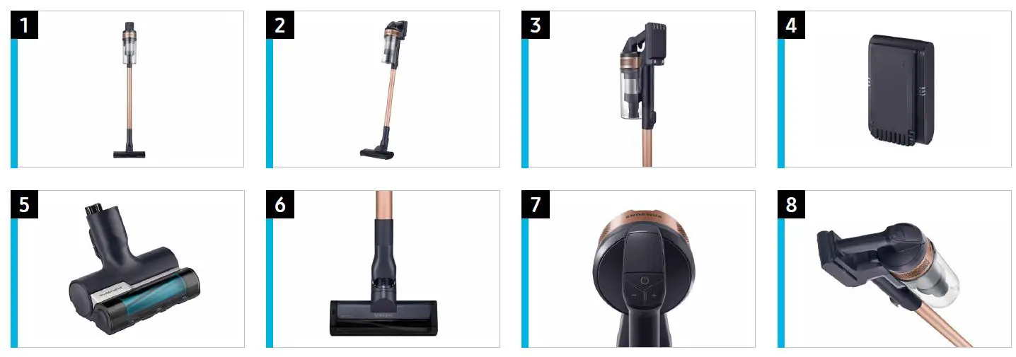 SAMSUNG VS15A6032R7 Jet 60 Pet Cordless Stick Vacuum fig-2