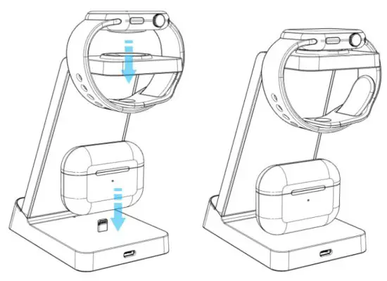 Dongguanshi Weizhichuang Technology CW320 Charging Stand - Operation instructions 2