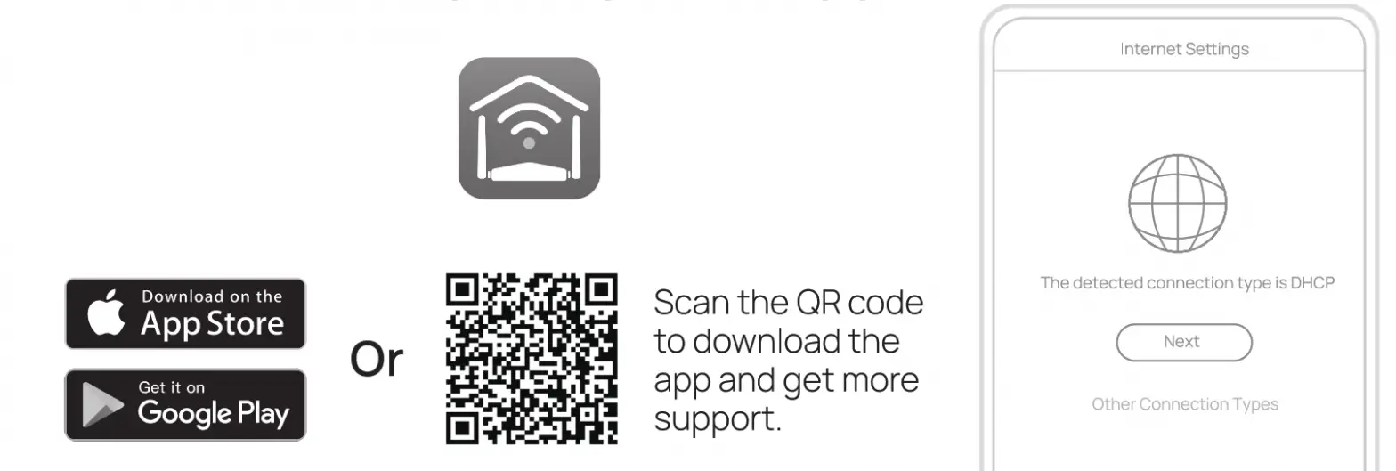 Speedefy AC2100 Dual Band Gigabit WiFi Router - app