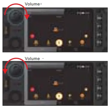 Inrico TM9 PoC Mobile Radio - volume