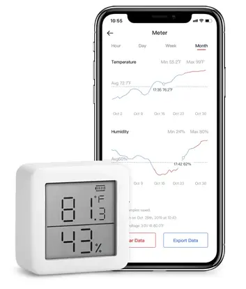 CaptureWoan Technology TH S1 SwitchBot Thermometer and Hygrometer pro