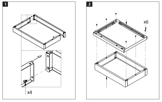 Hard Head 006411 Storage Cabinet 1 Door - installlation1