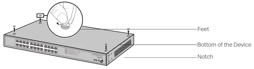 Easy Smart Rackmountable Switch Figure 2-1