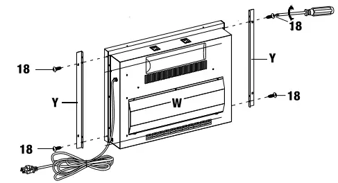 cye-way-ZHX-18-038-Combination-Electric-Fireplace-Heater-fig-3
