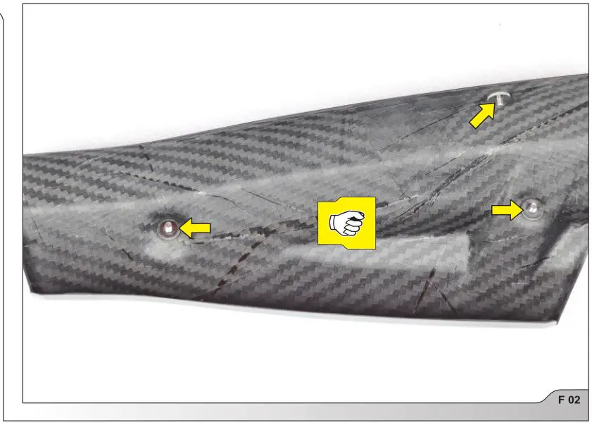 AKRAPOVIC Heat Shield Honda Monkey 125 - F 02