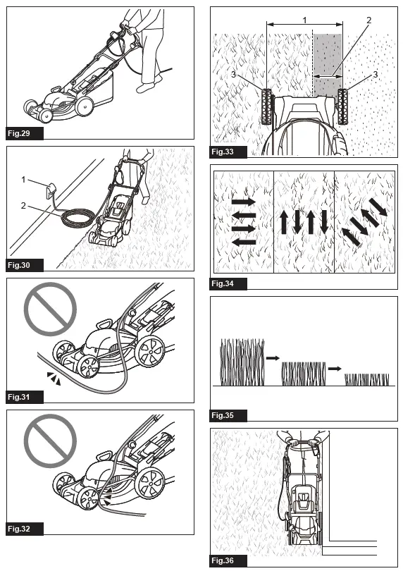 makita ELM4121 Electric Lawn Mower 5