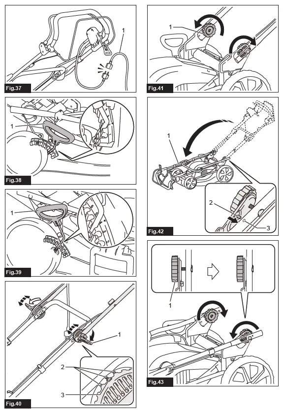 makita ELM4121 Electric Lawn Mower 6