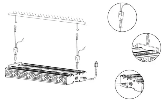 Groplanner TPO Series 640W Full Spectrum LED Grow Light - figure 5