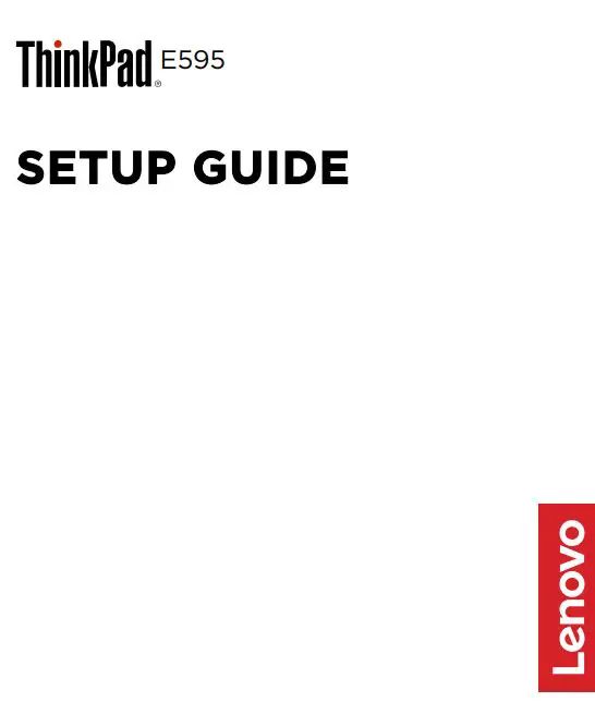 Lenovo Laptop User Guide
