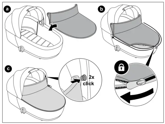 CYBEX MIOS Lux Carry Cot - 6