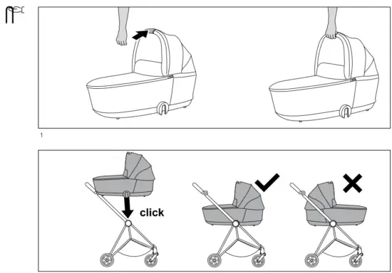 CYBEX MIOS Lux Carry Cot - 7