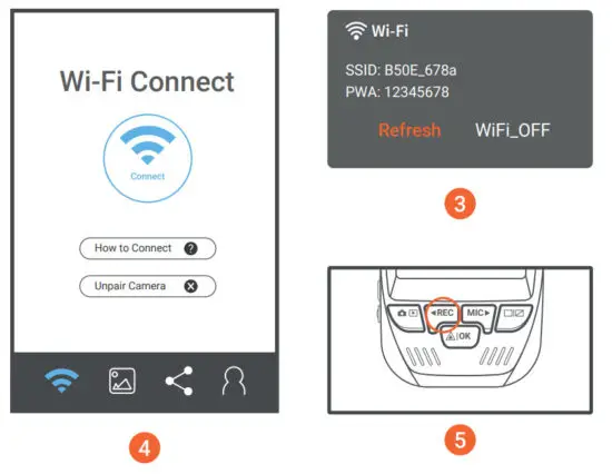 ReXING V1PGW-4K Dual Channel Car Dash Cam 2160p - figure 17