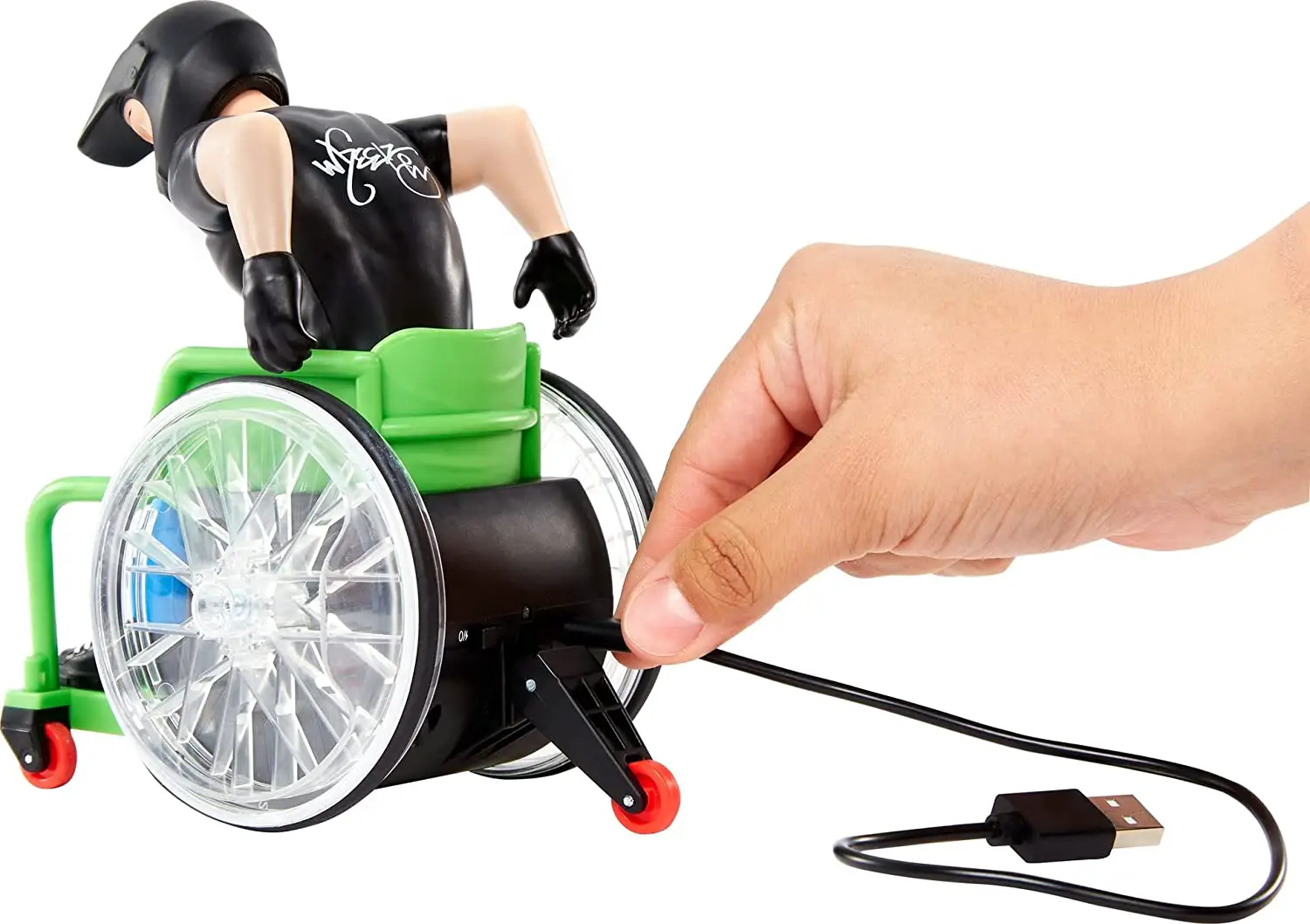 HOT WHeeLs GYD26 R-C Aaron Wheelz Fotheringham Wheelchair-fig1