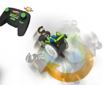 HOT WHeeLs GYD26 R-C Aaron Wheelz Fotheringham Wheelchair-fig13