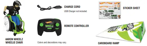 HOT WHeeLs GYD26 R-C Aaron Wheelz Fotheringham Wheelchair-fig2