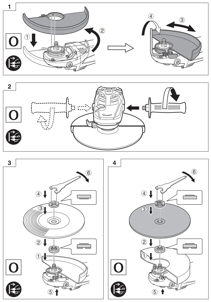 HIKOKI G 18ST 7 Inch Angle Grinder - Fig 1