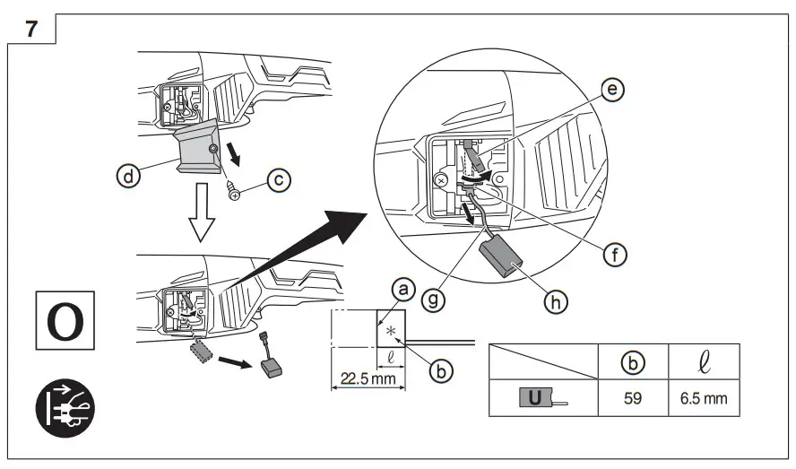 HIKOKI G 18ST 7 Inch Angle Grinder - Fig 3