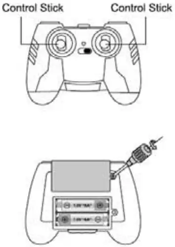 Hamleys Group 665356RX Flip and Lightup Stunt Car - Battery Installation 1