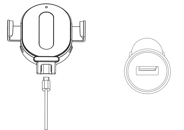 Shenzhen C25 Wireless Car Charger 11