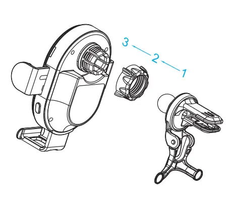 Shenzhen C25 Wireless Car Charger 4