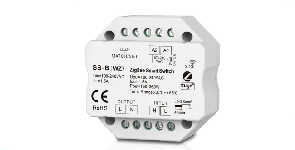 Iskydance Ss-b(wz) Zigbee Rf Smart Ac Switch User Manual