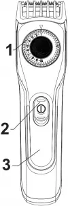 beper Rechargeable Beard Trimmer Fig.A-1
