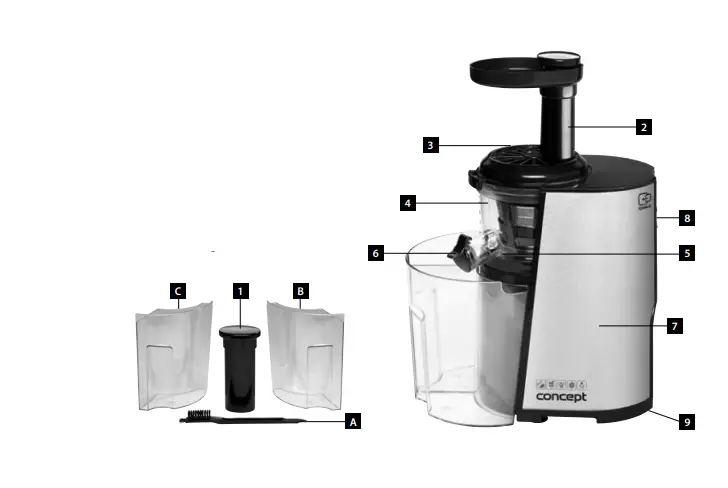 concept LO 7055 Juice Extractor-1
