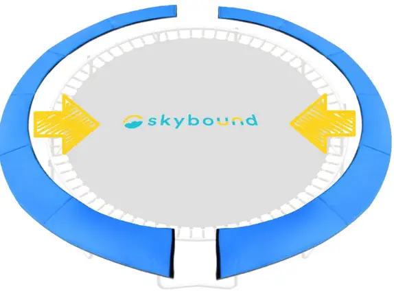 SKYBOUND P1-1010BBL TRAMPOLINE PAD Universal Replacement Trampoline Safety Pad-product