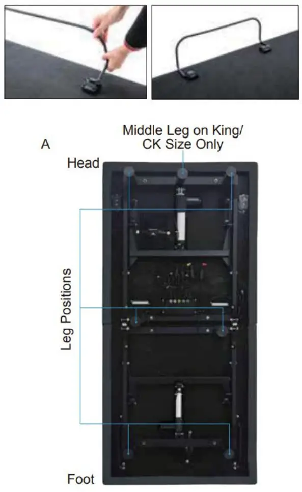 COSTWAY EP24950US Adjustable Bed Base - fig 8