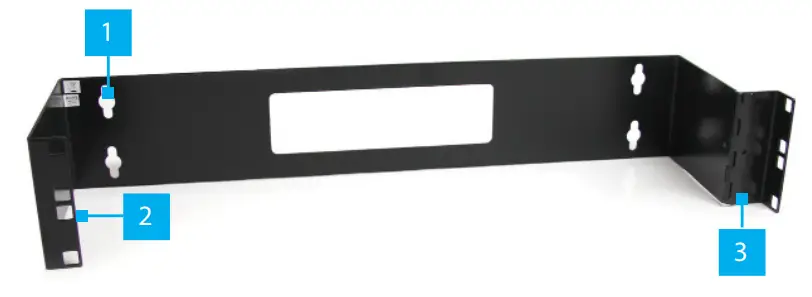 StarTech-2U-19in-Steel-Hinged-Wall-Mount-Bracket-for-Patch-Panels-fig-1
