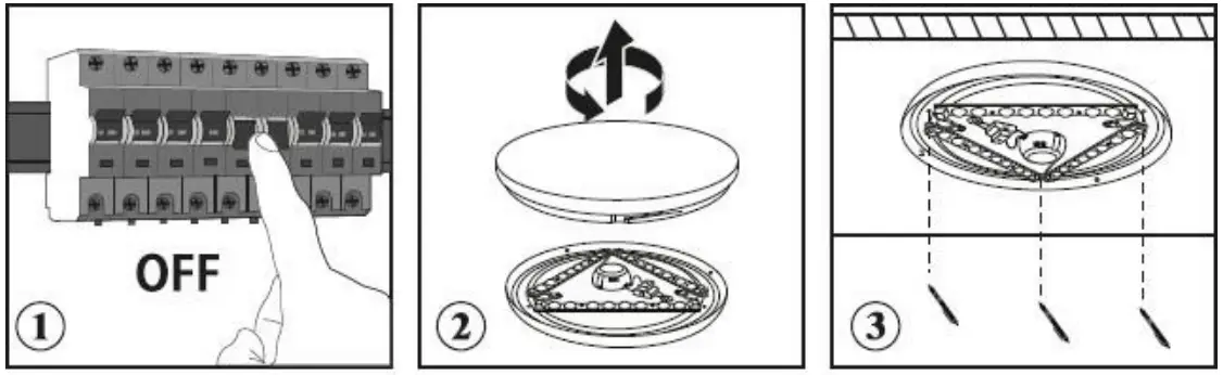 SOLIGHT WO786 PLAIN LED Ceiling Light - FIg 1