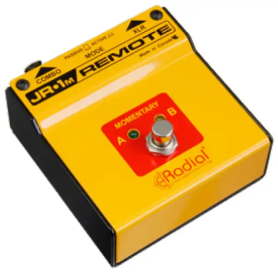 Radial JR-1 LATCHING Single Action Footswitch - 2