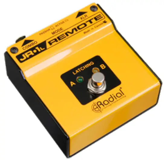 Radial JR-1 LATCHING Single Action Footswitch