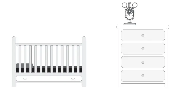 Uniden BW4301 4.3 Colour Screen Baby Monitor with Camera - Figure 3