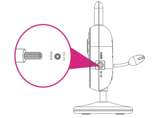 Uniden BW4301 4.3 Colour Screen Baby Monitor with Camera - Figure 4