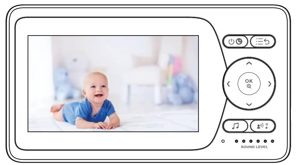 Uniden BW4301 4.3 Colour Screen Baby Monitor with Camera - Figure 6