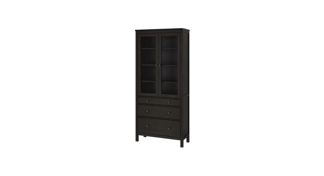 Ikea Hemnes Tall Cabinet With Gray Glass Door Instructions