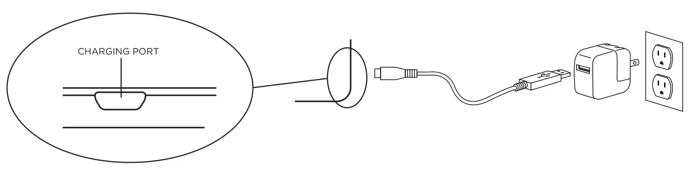 ZAGG ID9RMK BB0 Rugged Messenger Wireless Keyboard & Durable Detachable Case - CHARGING
