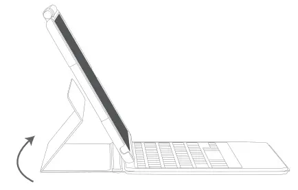 ZAGG ID9RMK BB0 Rugged Messenger Wireless Keyboard & Durable Detachable Case - STAND 2
