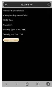 How to set Repeater Mode