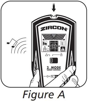 ZIRCON A2 Advanced Stud Finder - Figure A