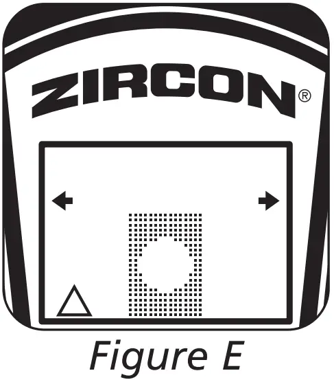 ZIRCON A2 Advanced Stud Finder - Figure E