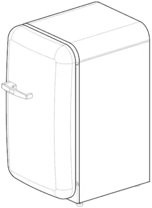 smeg One Door Free Standing Refrigerator 03