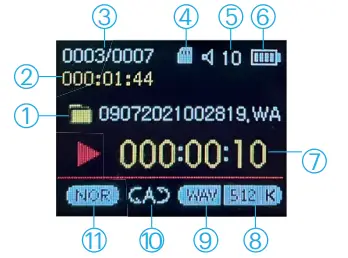 KODAK VRC550 Digital Voice Recorder fig 12