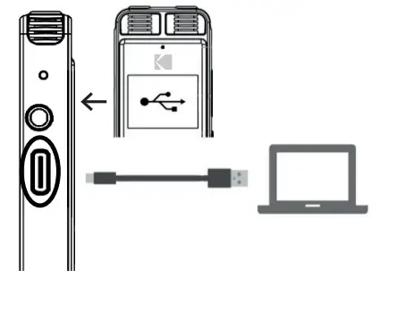 KODAK VRC550 Digital Voice Recorder fig 3