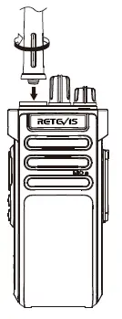 Retevis RT29 2 Way Radios Long Range 6 Pack with Waterproof Mic-4