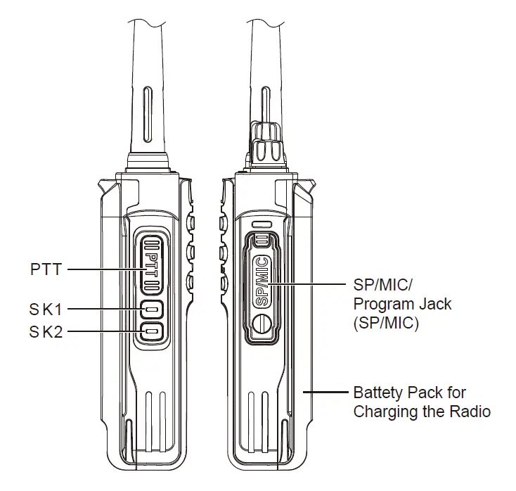 Retevis RT29 2 Way Radios Long Range 6 Pack with Waterproof Mic-8