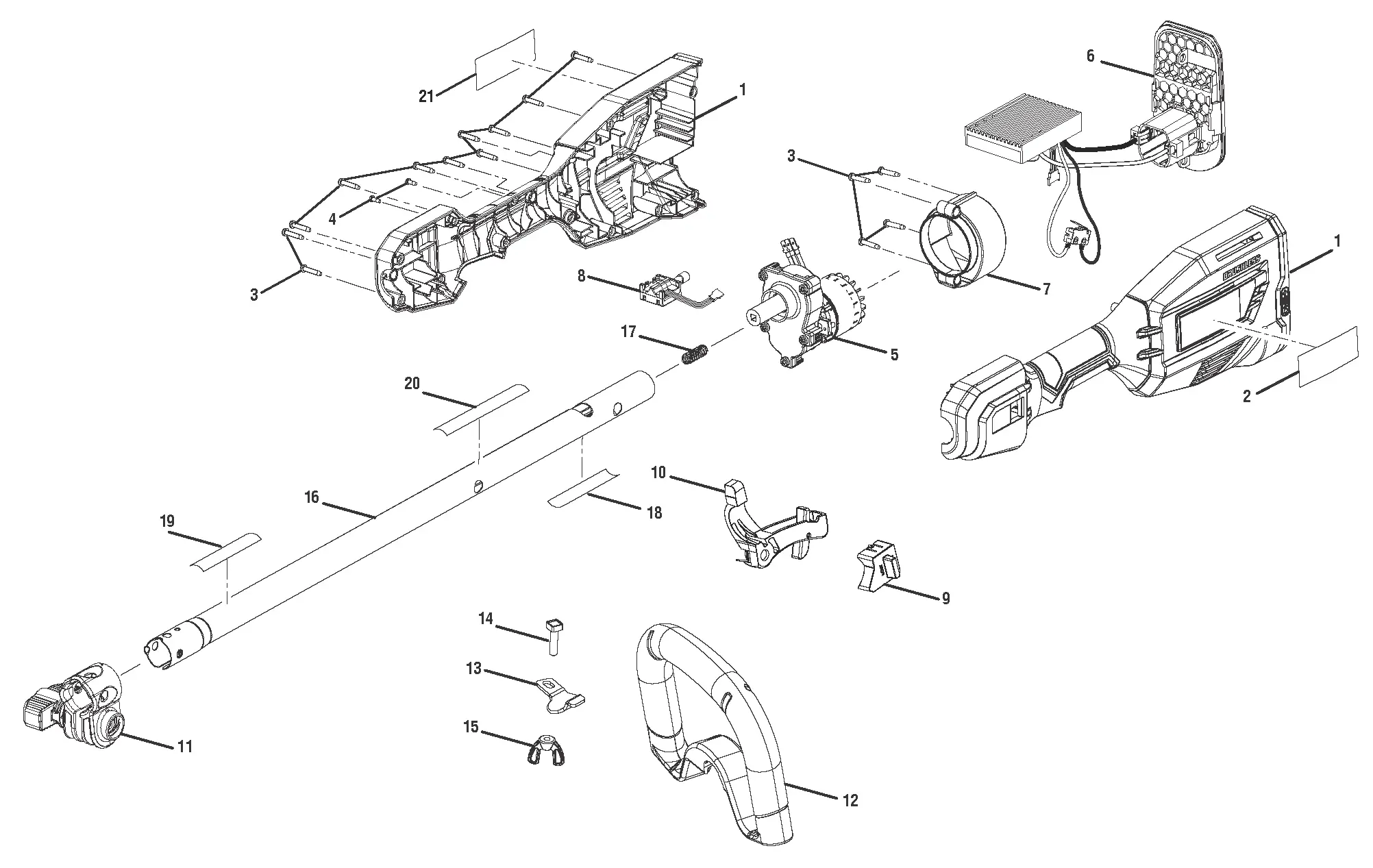 18 Volt Brushless Power Head