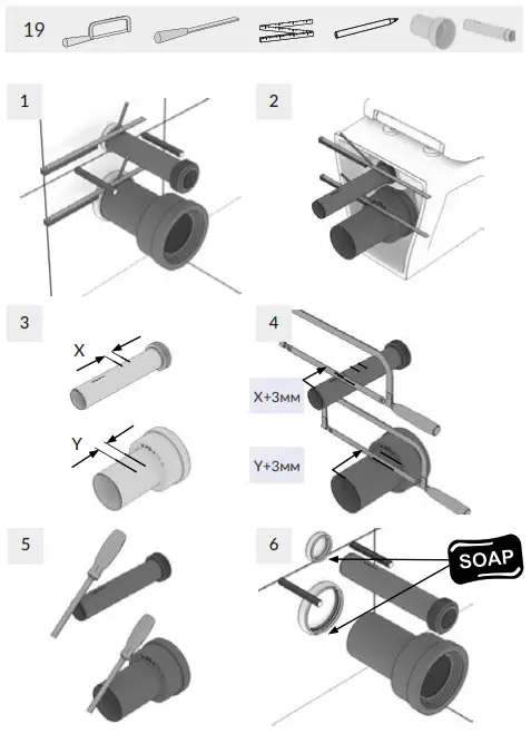 cersanit Aqua Prime P50 Toilet Bowl - fig22