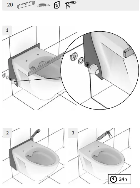 cersanit Aqua Prime P50 Toilet Bowl - fig23